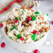 christmas crunch in a bowl.