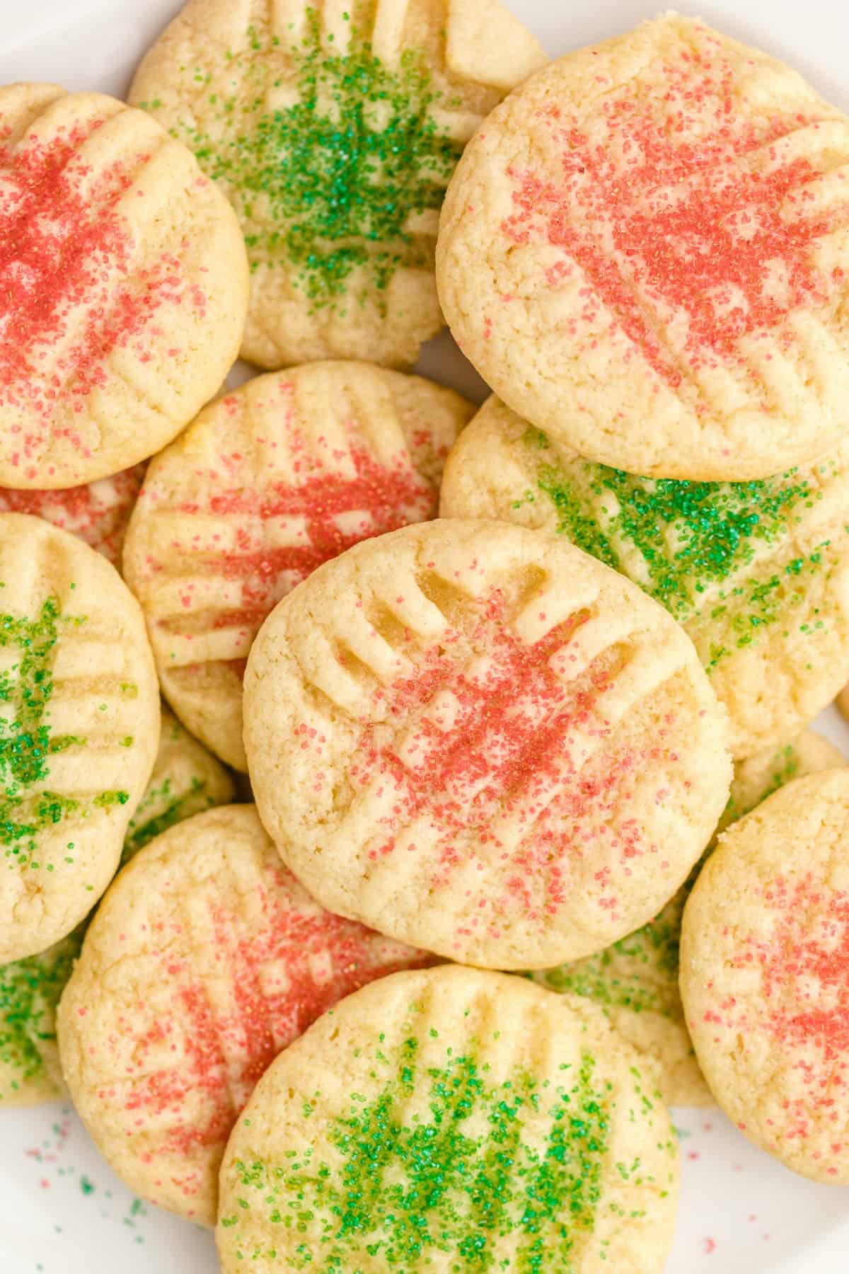 close up of Christmas cookies