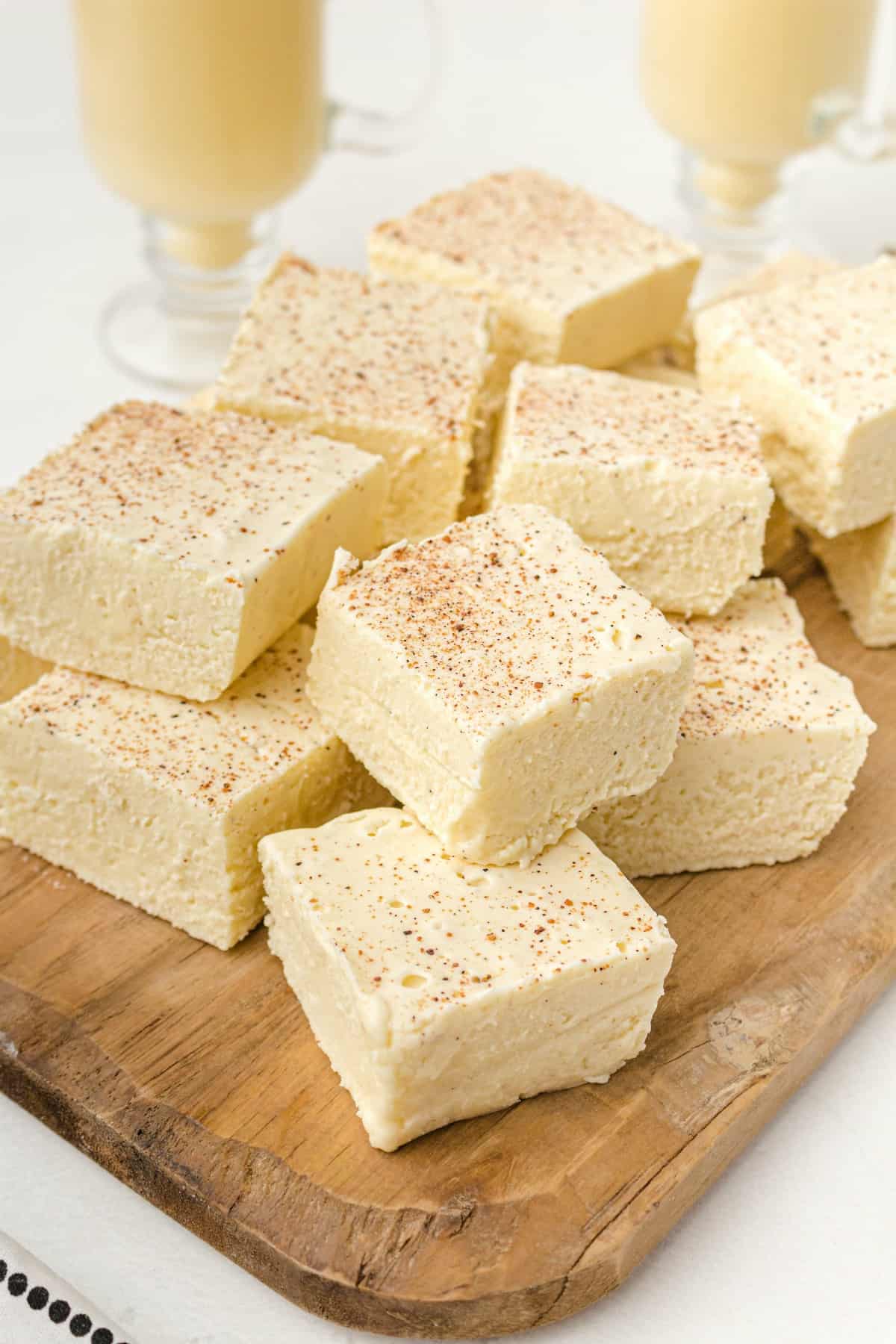 Eggnog Fudge (Rich & Creamy Recipe) Princess Pinky Girl