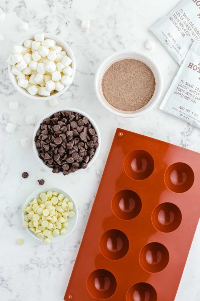 Hot Chocolate Bombs ingredients