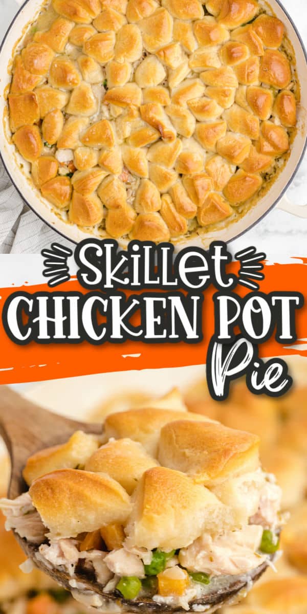 Skillet Chicken Pot Pie Pinterest Image 2 (1)