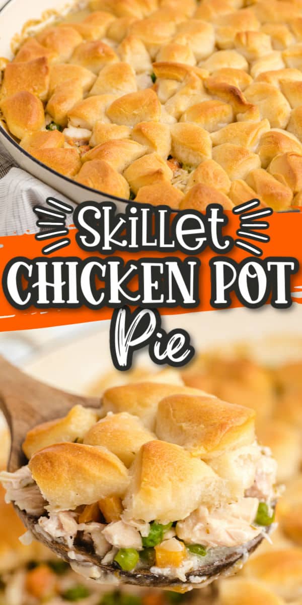Skillet Chicken Pot Pie Pinterest Image 2 (1)