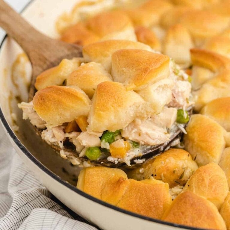 Skillet Chicken Pot Pie square