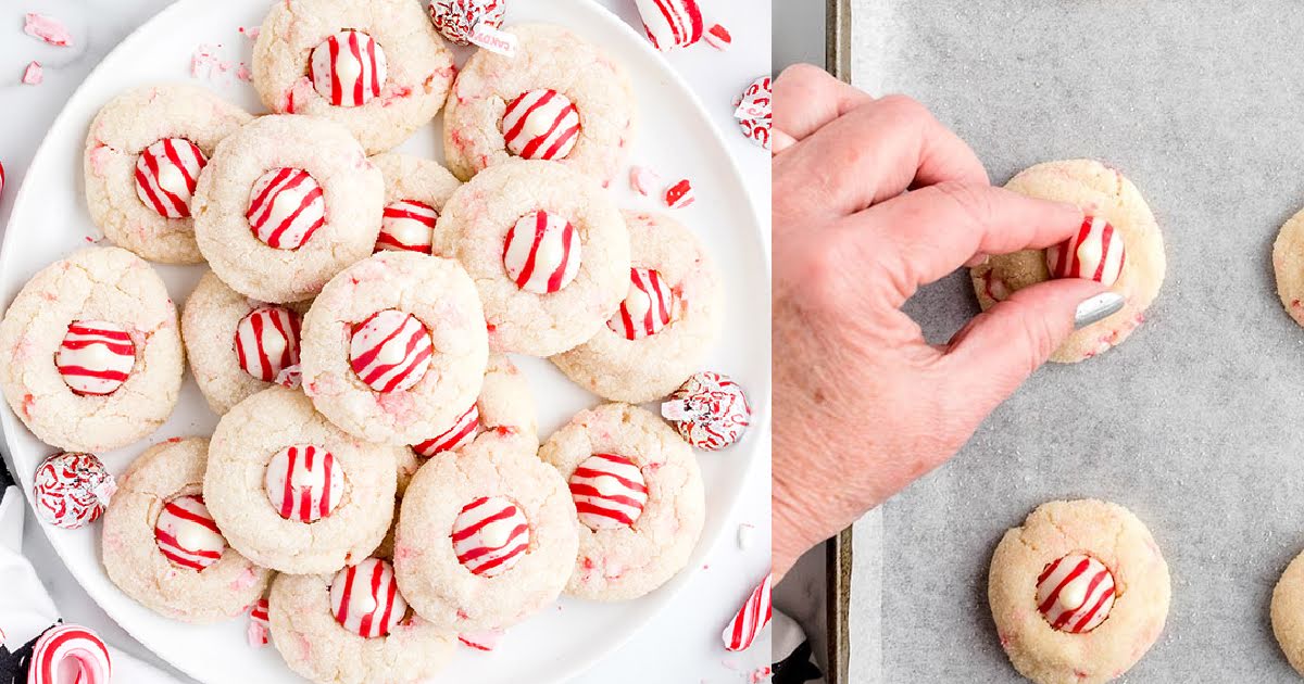 Candy Cane Kiss Cookies Princess Pinky Girl
