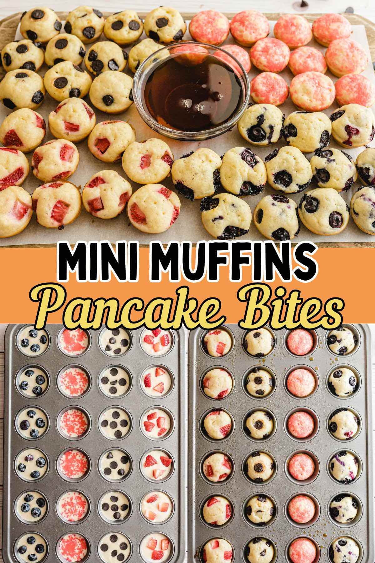 mini pancake pins.