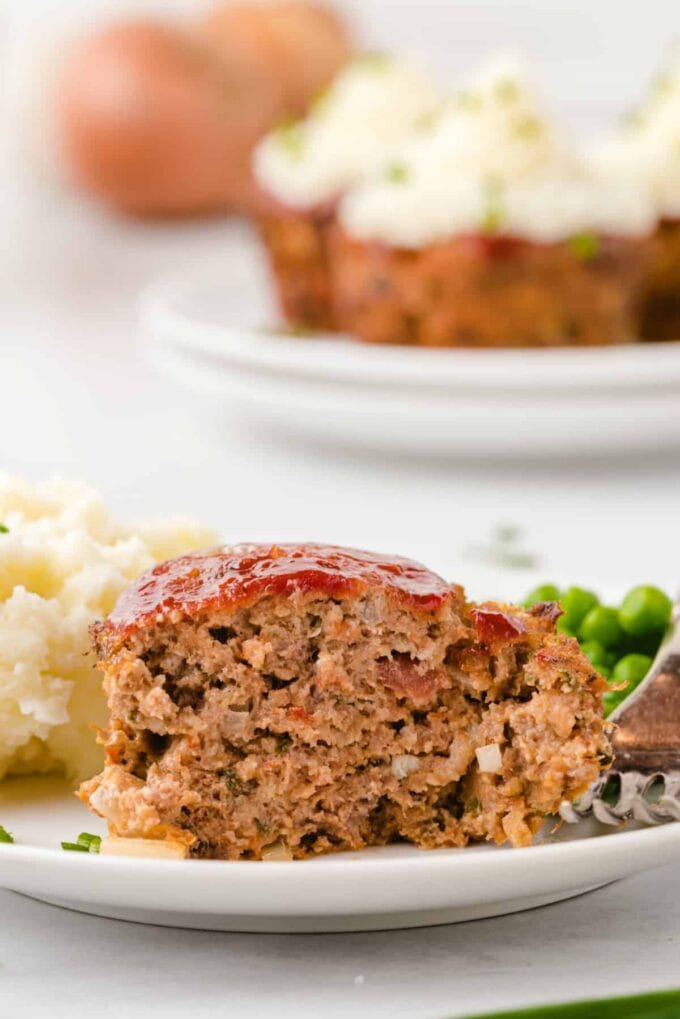 muffin pan meatloaf with a bite