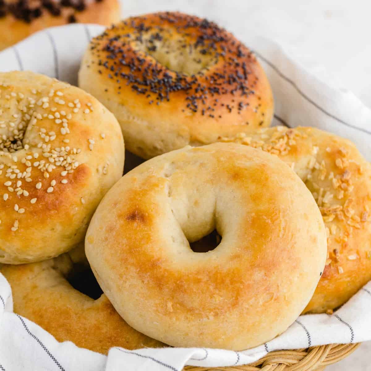 2-Ingredient Bagels {Just Flour & Yogurt!} - FeelGoodFoodie