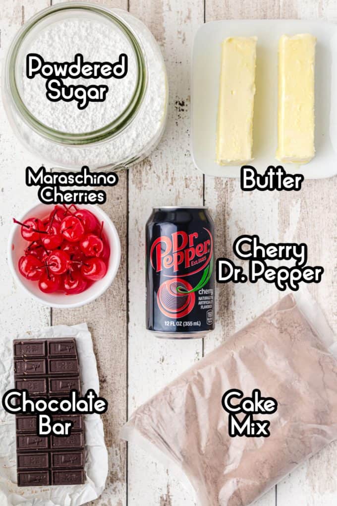 Cherry Dr Pepper Cake ingredients