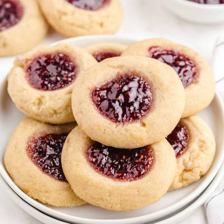Thumbprint Cookies square