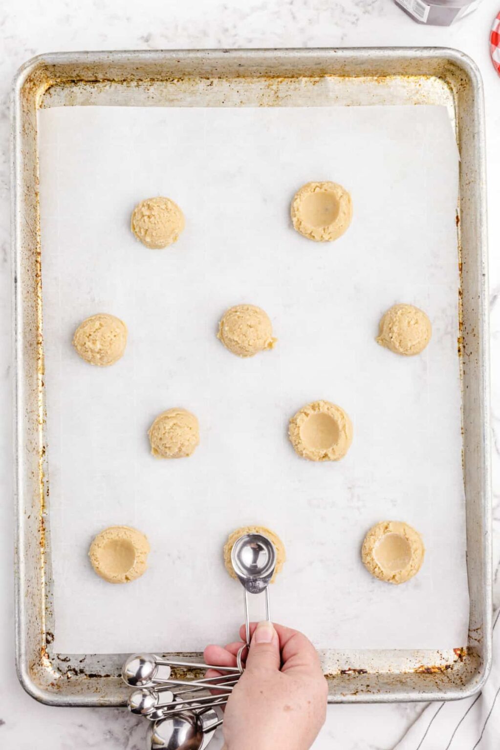Classic Thumbprint Cookies with Jam (Soft & Chewy!) - Princess Pinky Girl