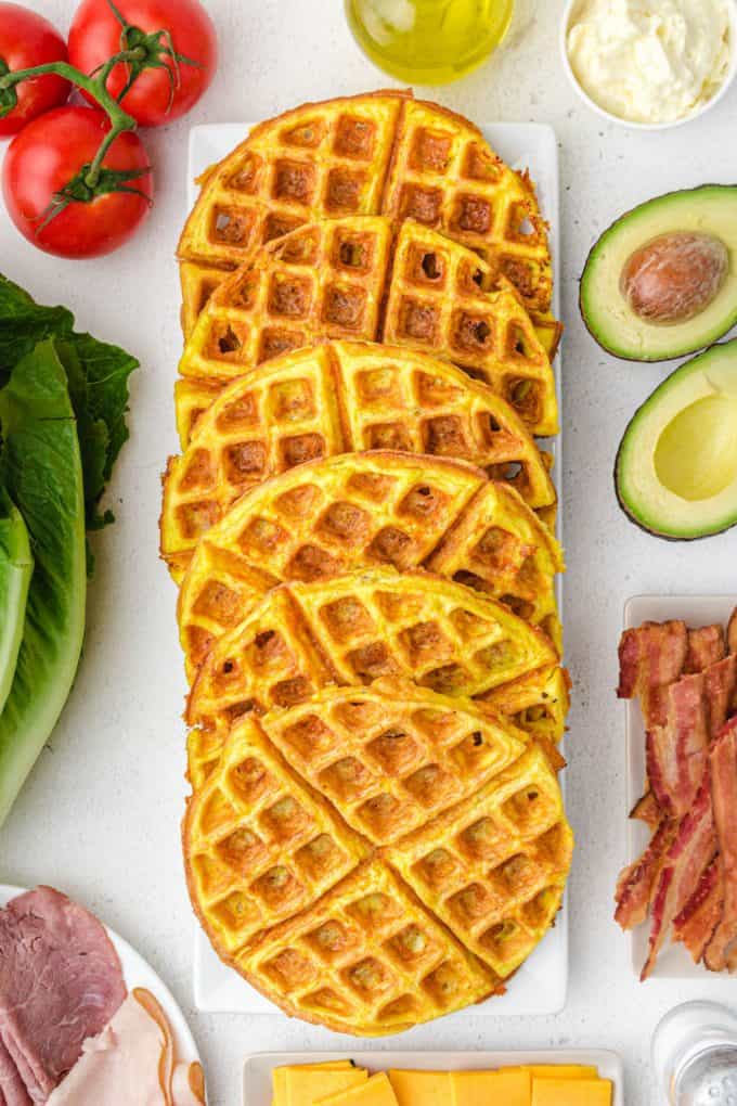 The BEST Chaffle Recipe! - Keto Waffle Bread • The Farmstead Chick