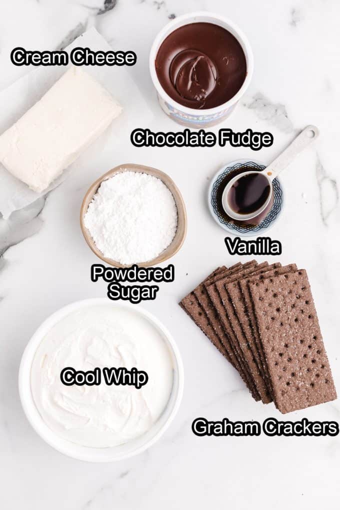 Chocolate Icebox Cake ingredients