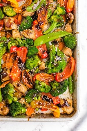 Sheet Pan Stir Fry - Princess Pinky Girl