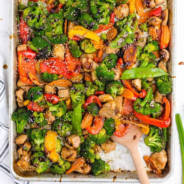 Sheet Pan Stir Fry - Princess Pinky Girl