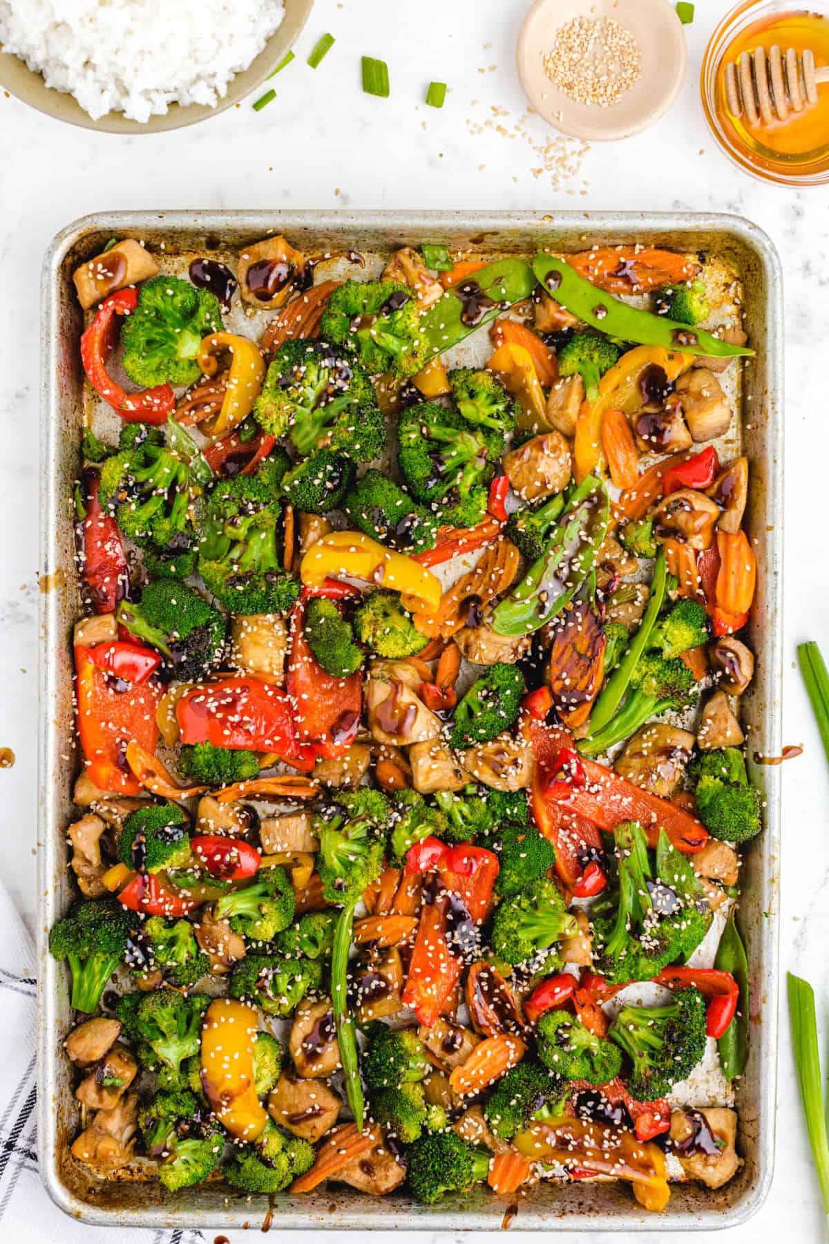 Sheet Pan Stir Fry Princess Pinky Girl