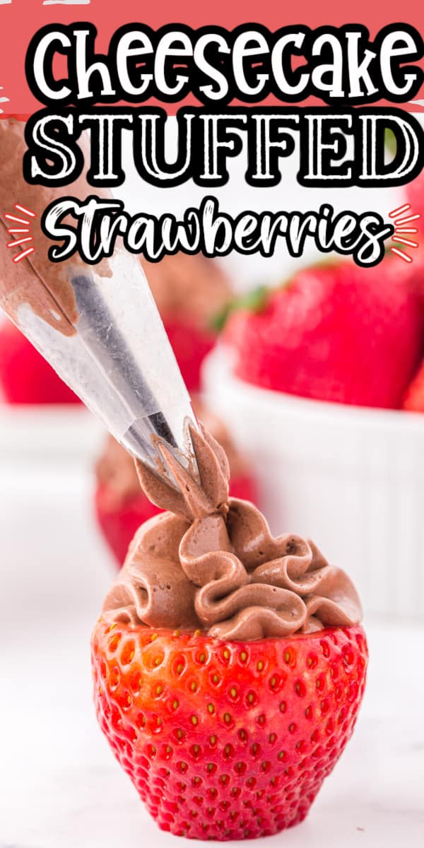 Cheesecake Stuffed Strawberries Pinterest