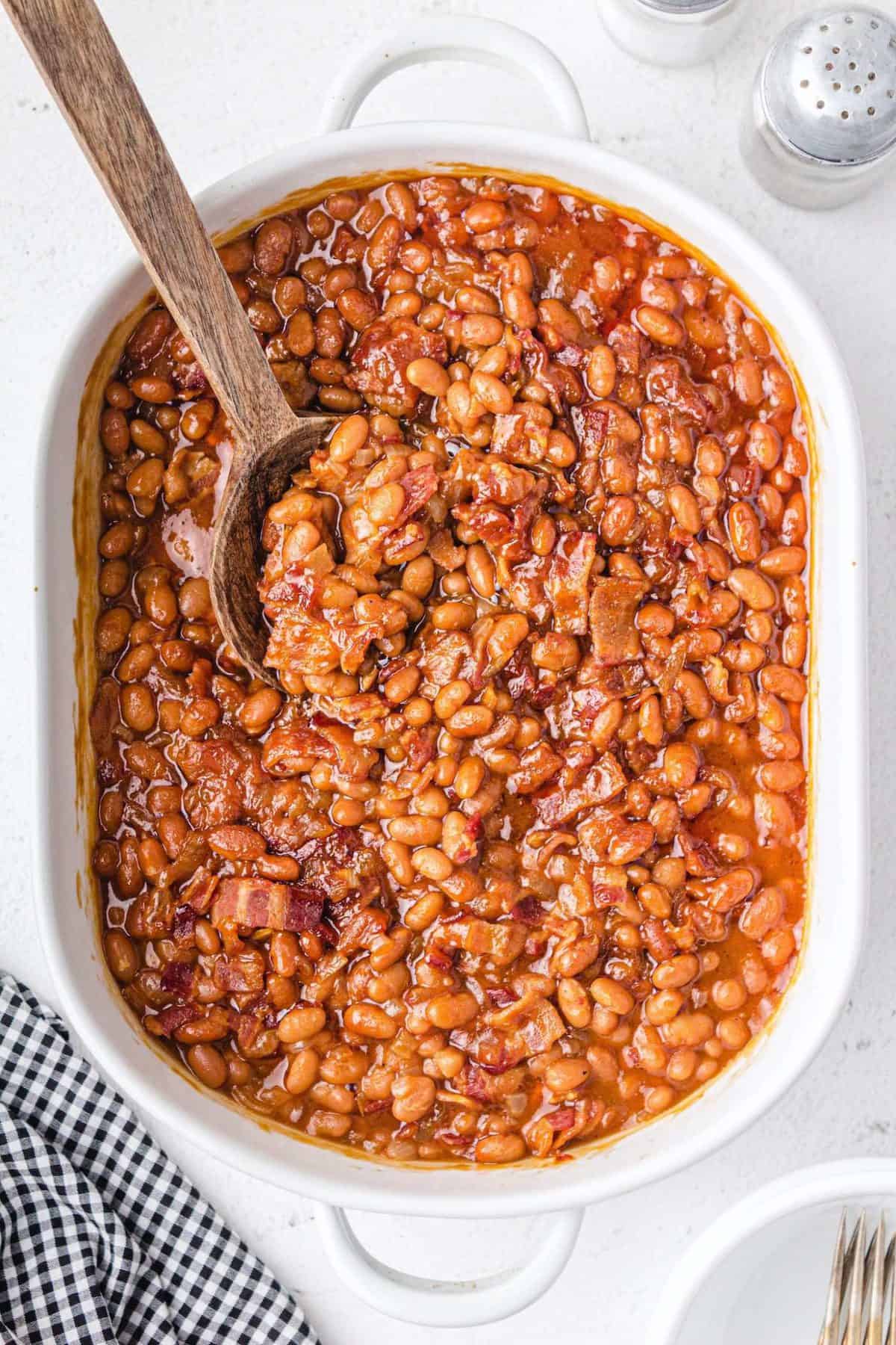 Easy Baked Beans (Sweet, Smokey & Savory) - Princess Pinky Girl