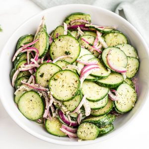 cucumber salad featured image