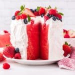 watermelon cake square image