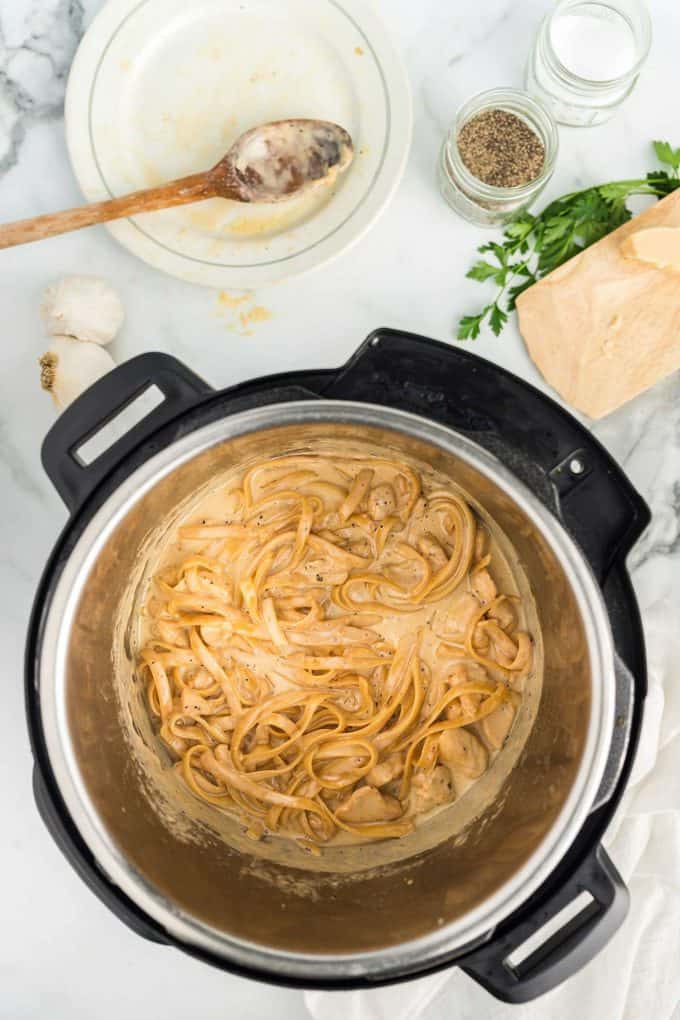 add noodles into the pot