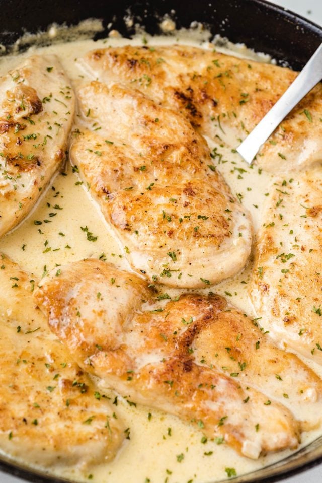 Creamy Garlic Parmesan Chicken - Princess Pinky Girl