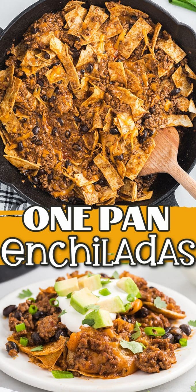 one pan enchiladas pinterest
