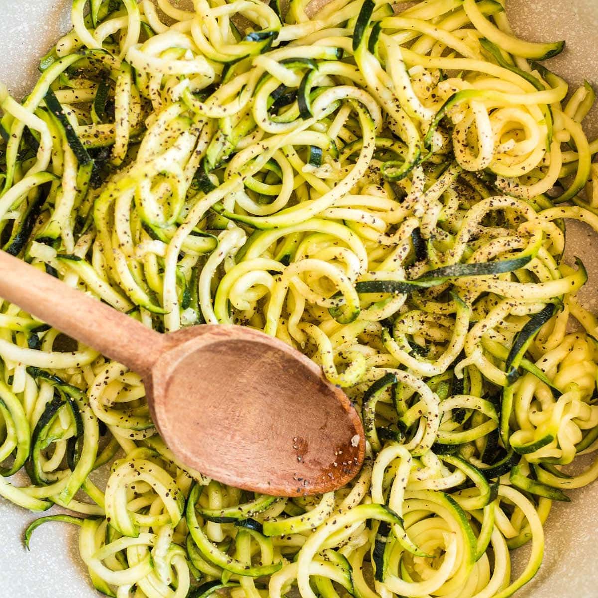 How to Cook Zucchini Noodles (step by step photos