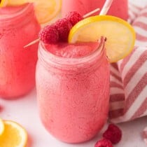 frozen raspberry lemonade featured image