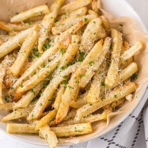 garlic parmesan fries