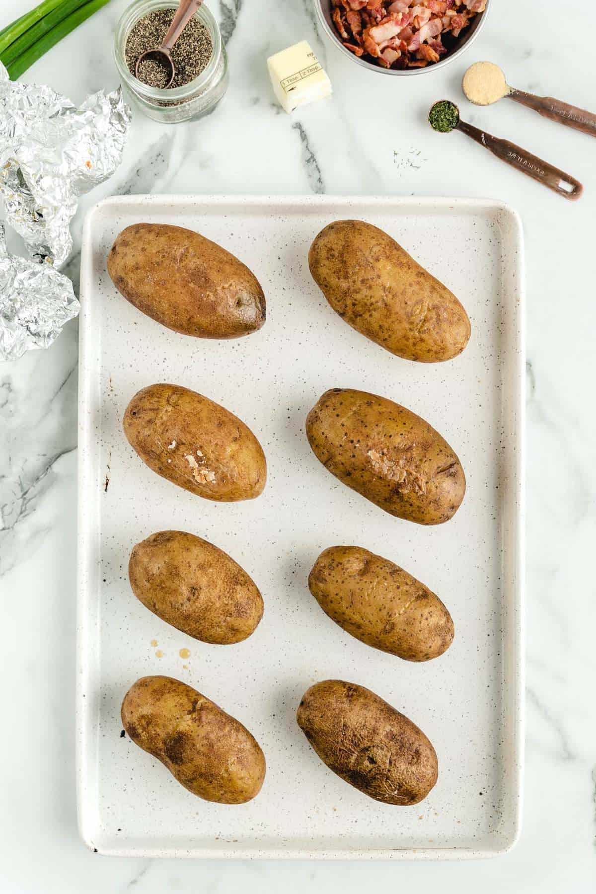 unwrap each potatoes
