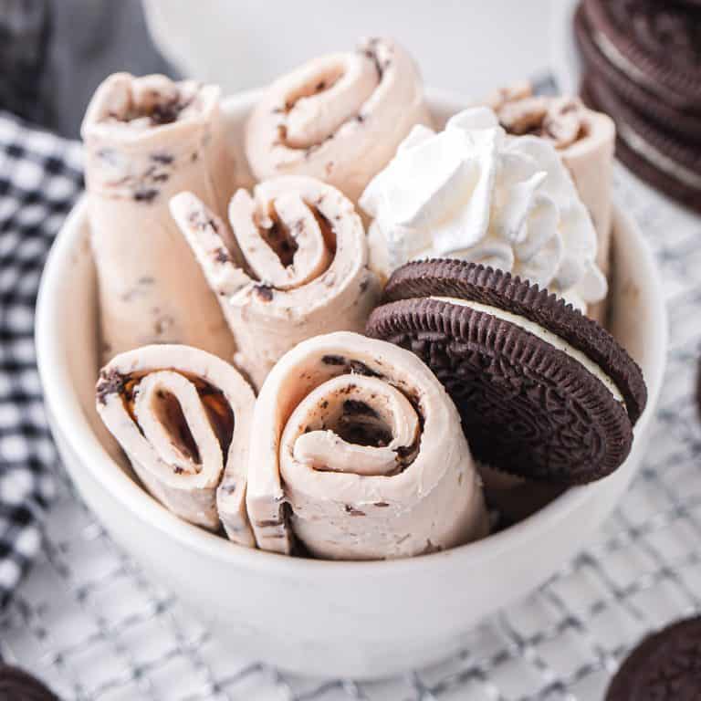 rolled oreo ice cream
