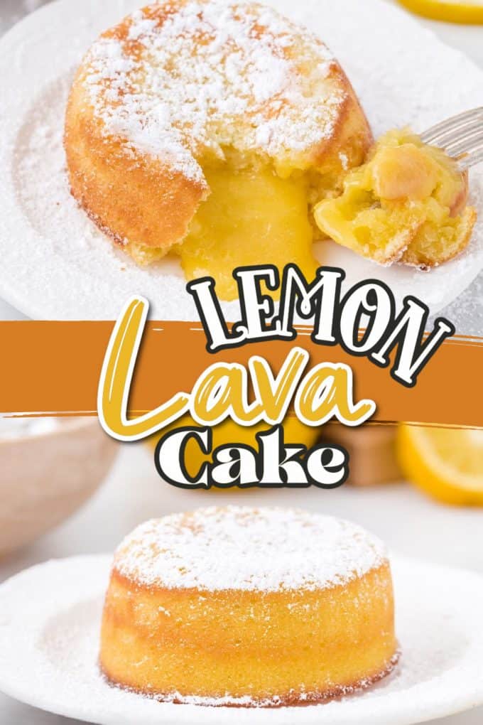 Lemon Lava Cake Pinterest