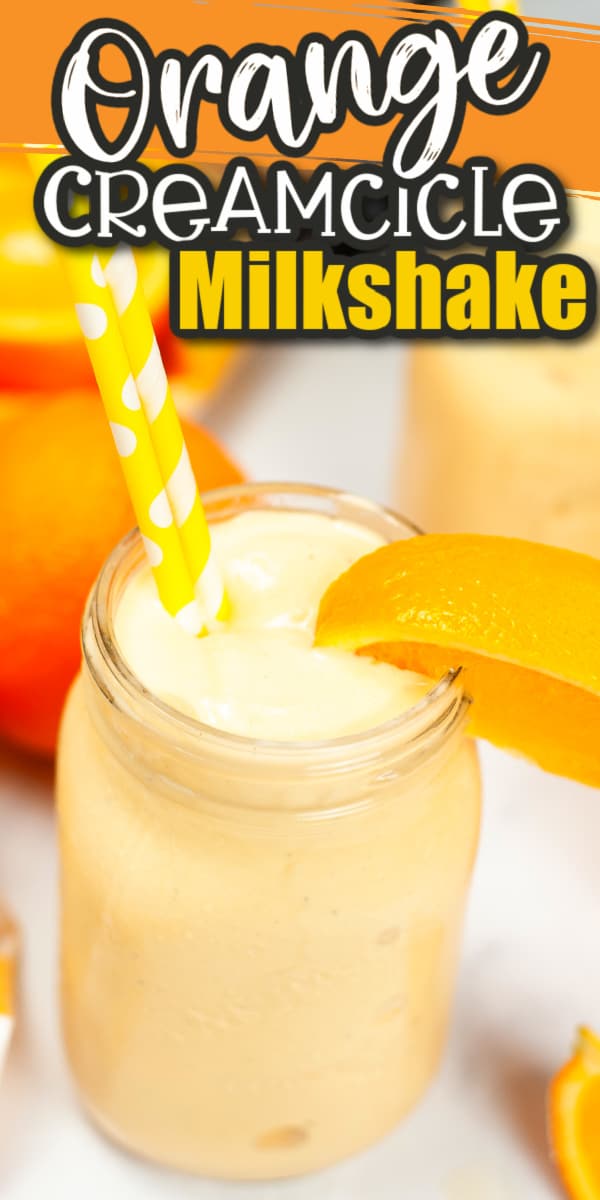 Orange Creamsicle Milkshake Pin