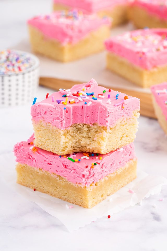 Sugar Cookie Bars (Soft & Chewy) - Princess Pinky Girl