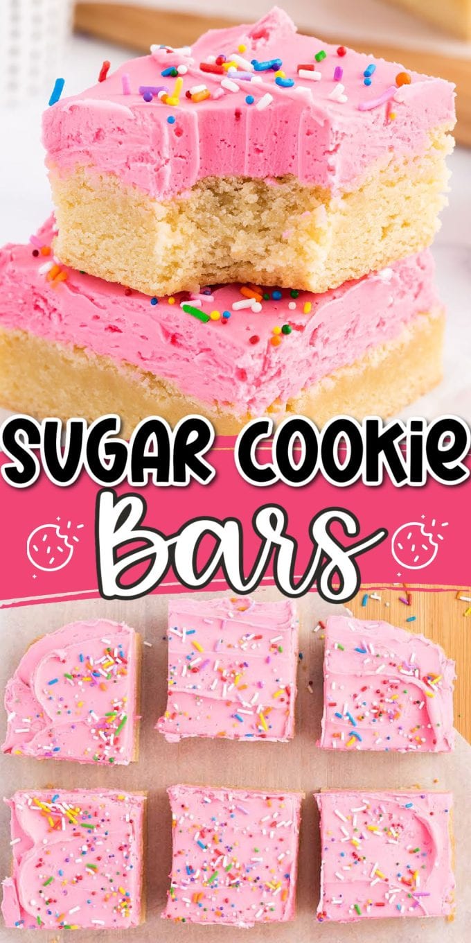 sugar cookie bars pinterest