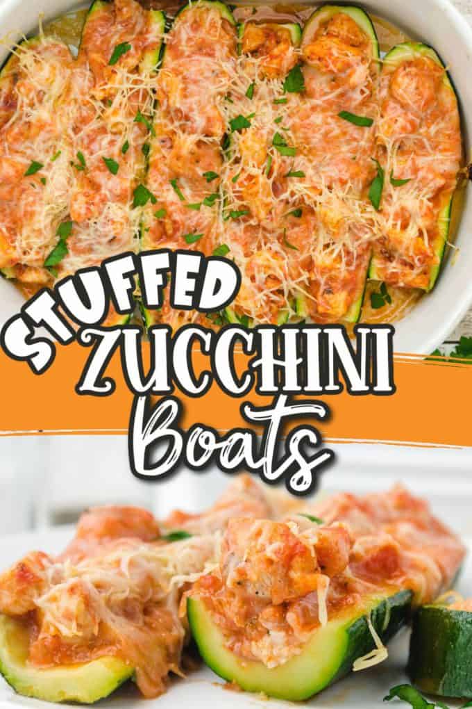 Stuffed Zucchini Boats Pinterest