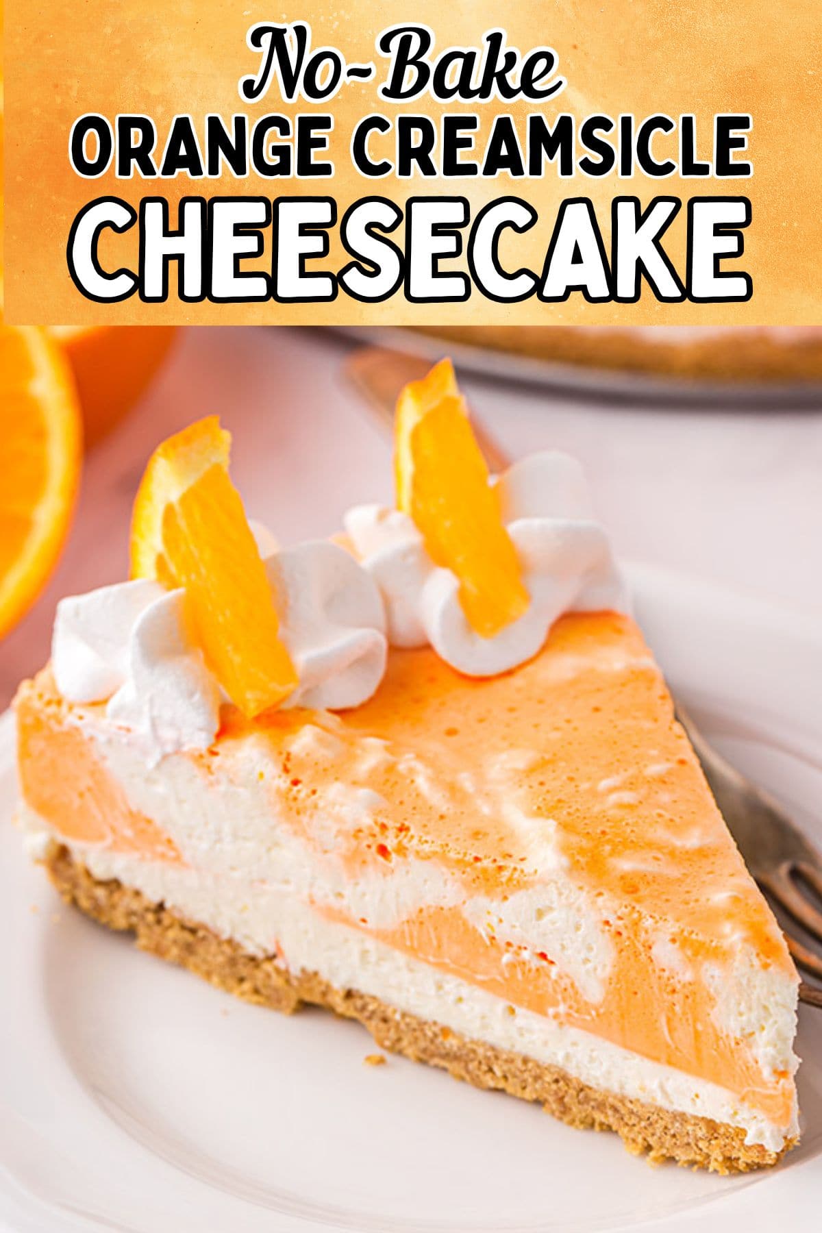 orange creamsicle cheesecake pin.