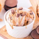 Reese's Peanut Butter No Churn Ice Cream feature image