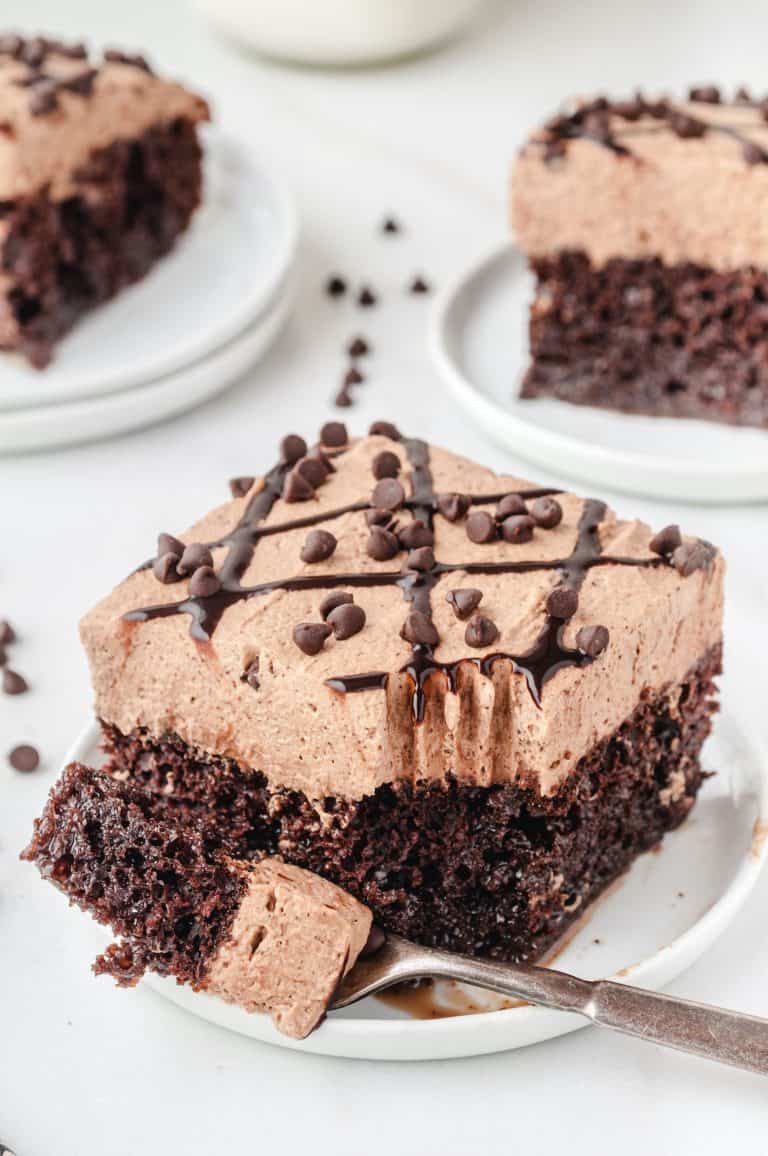 Death By Chocolate Poke Cake - Princess Pinky Girl