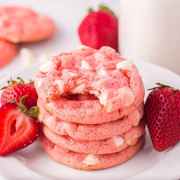 strawberry cookies