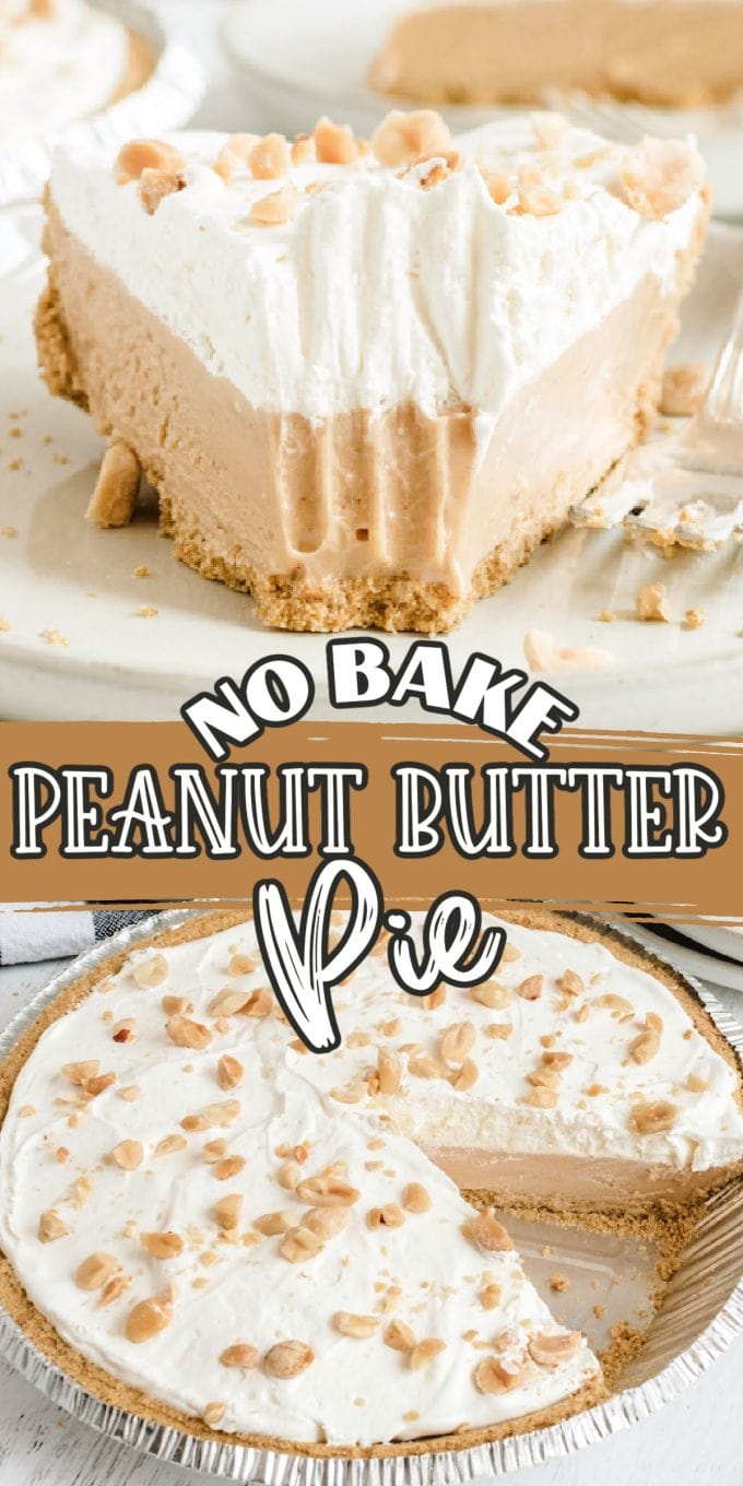no bake peanut butter pie pinterest