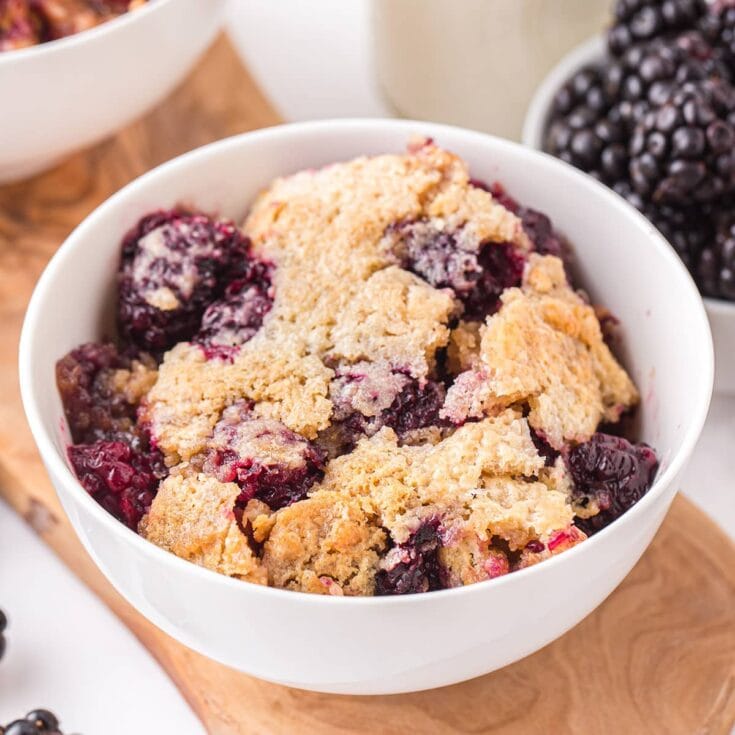 blackberry cobbler featured image