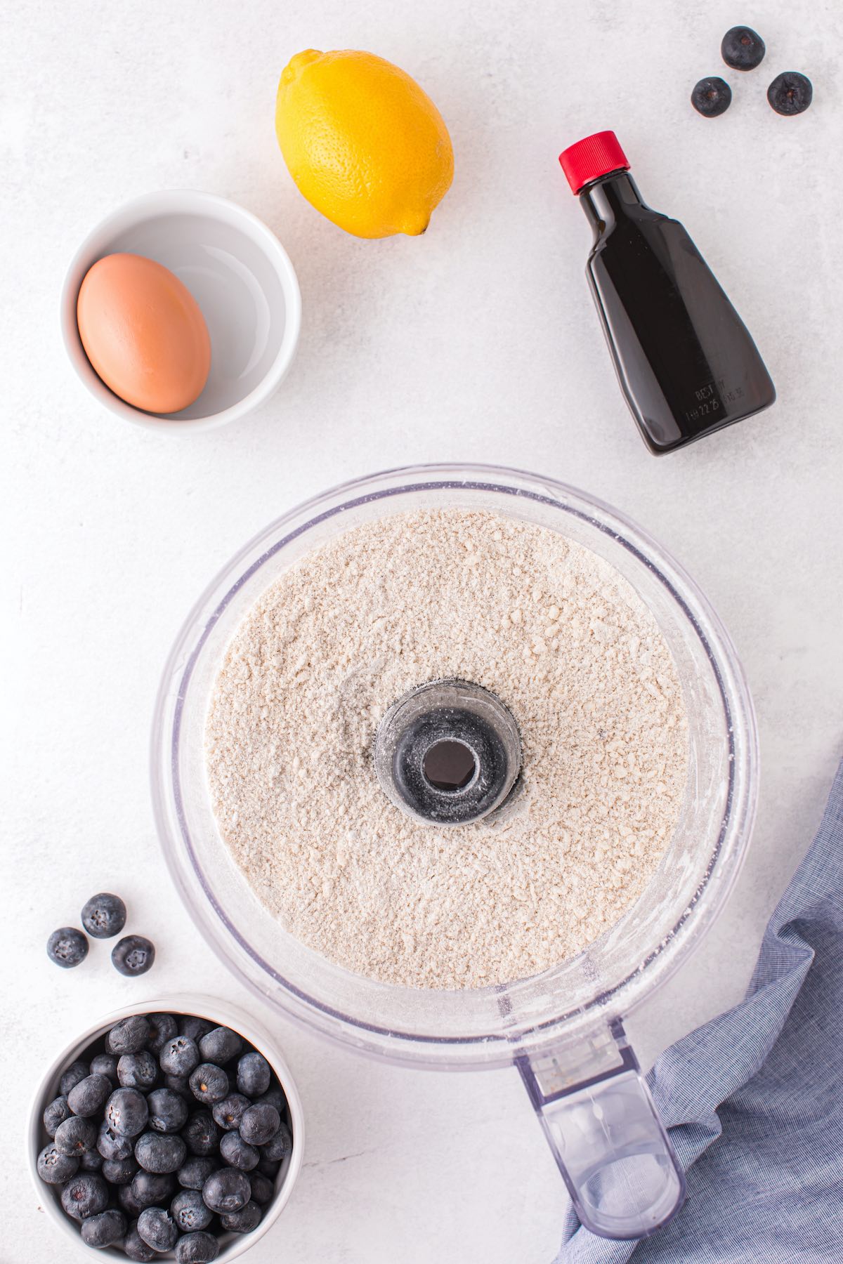 mix dry ingredients in food processor