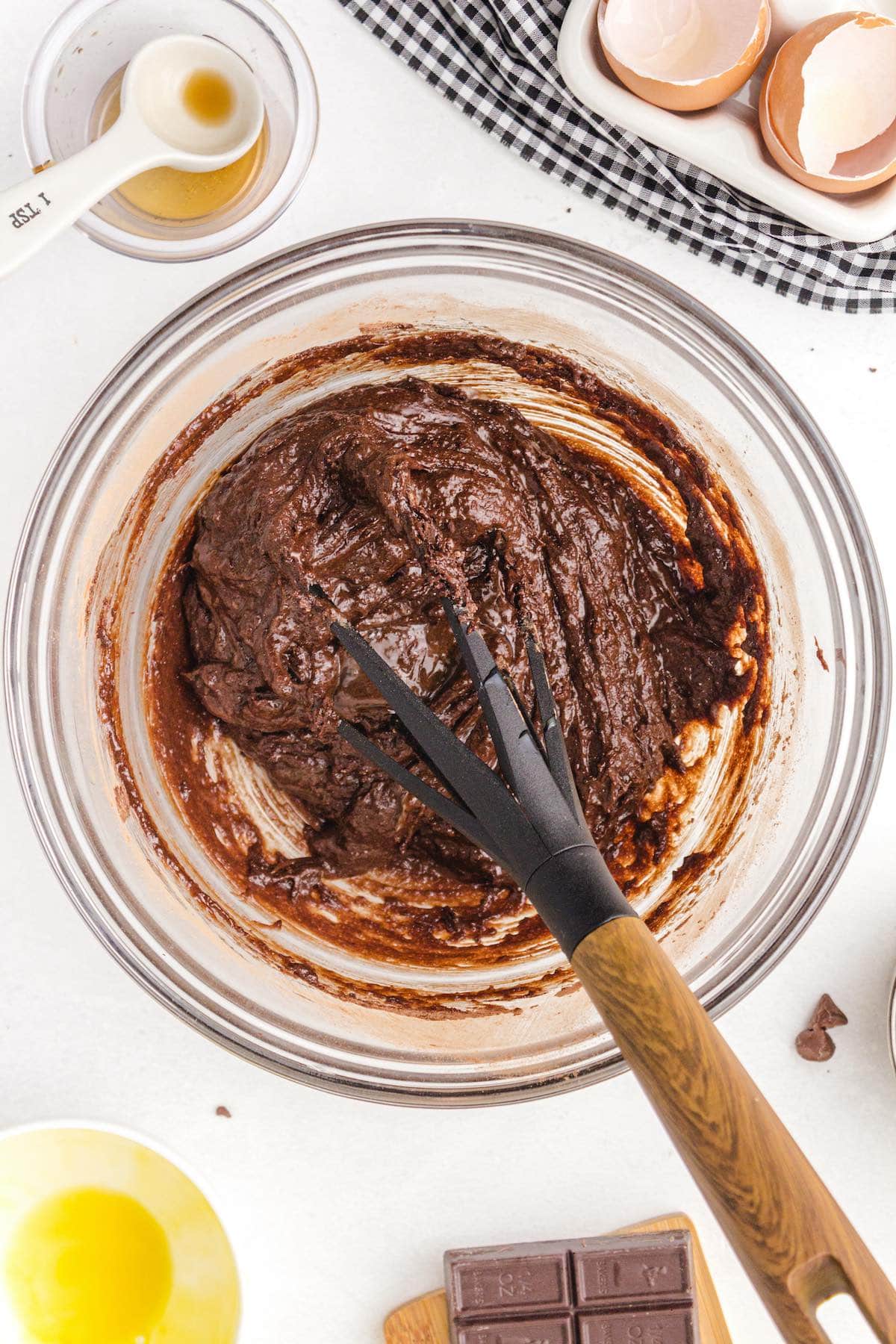 make brownie layer