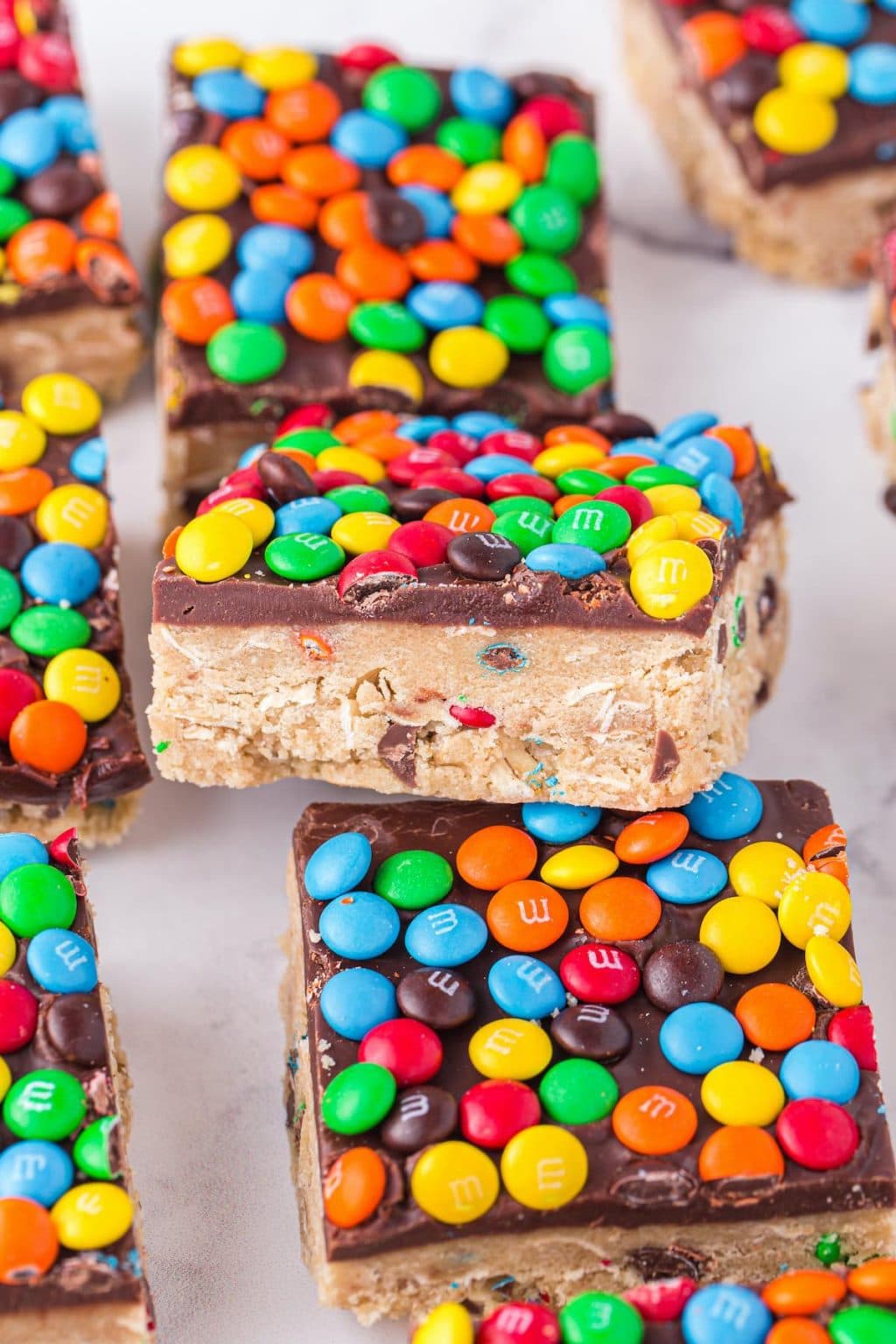 Cookie Dough Bars (No-Bake Dessert) - Princess Pinky Girl