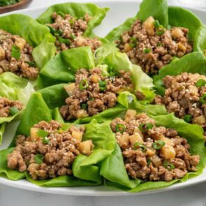 asian chicken lettuce wraps