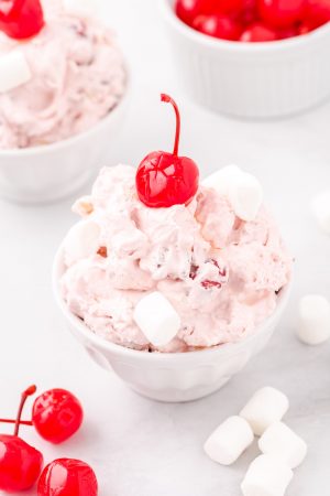 Cherry Fluff (Old-Fashioned Recipe) - Princess Pinky Girl