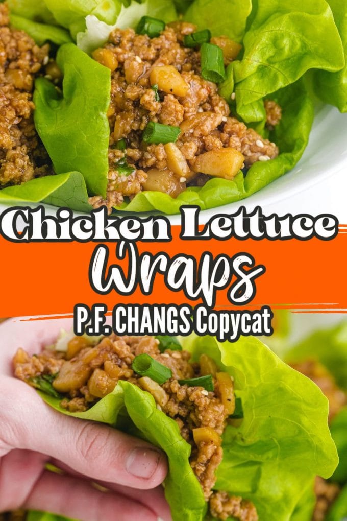 chicken lettuce wraps Pinterest