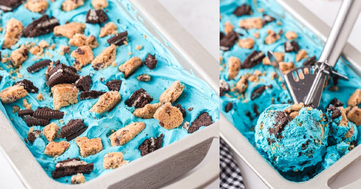 Cookie Monster Ice Cream – Like Mother, Like Daughter