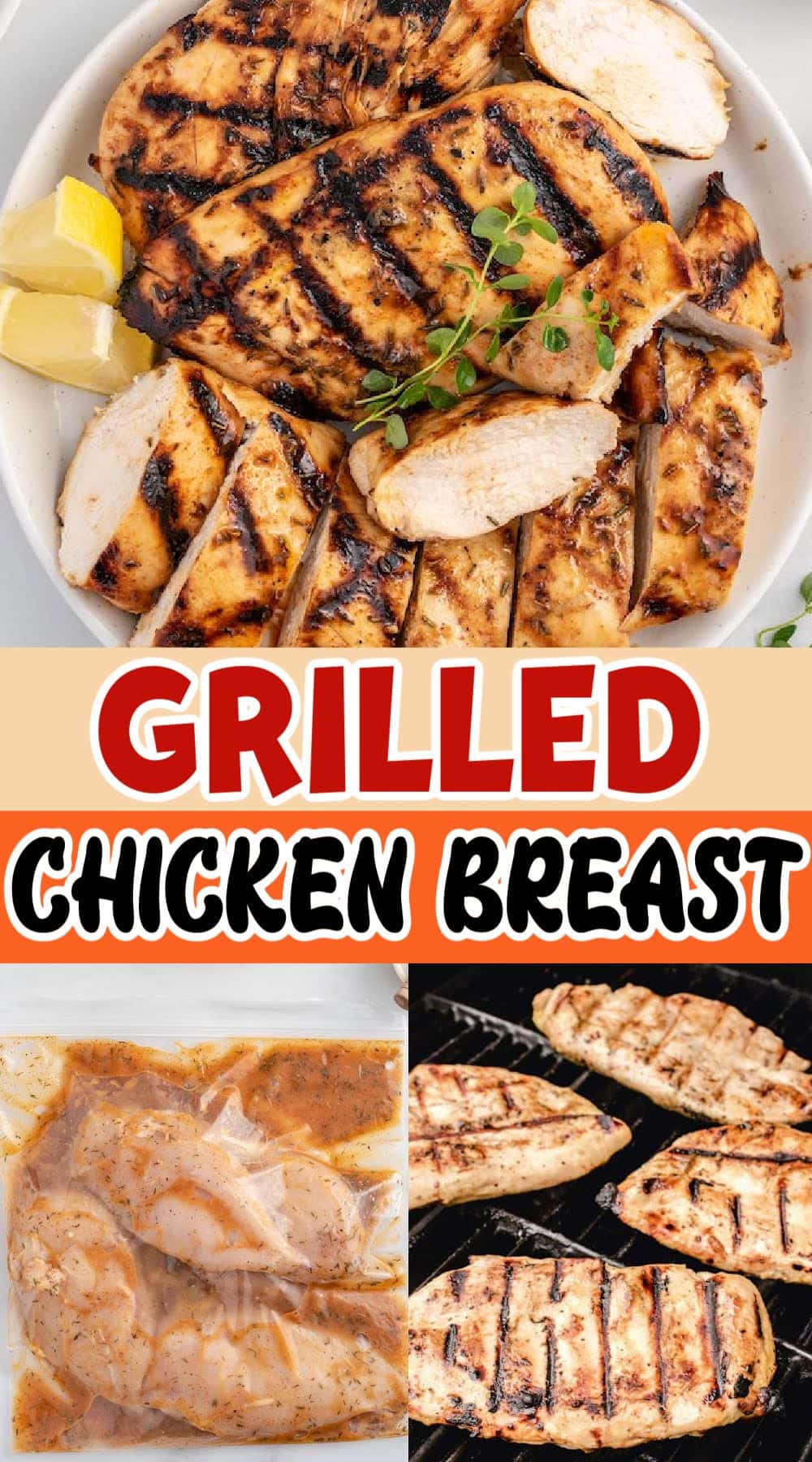 grilled chicken breast Pinterest